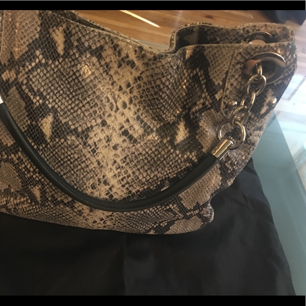 Cynthia Rowley Embossed Python Tote